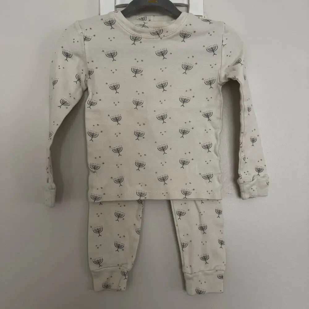 Rylee + Cru Hanukkah Long Sleeve Organic Pajamas